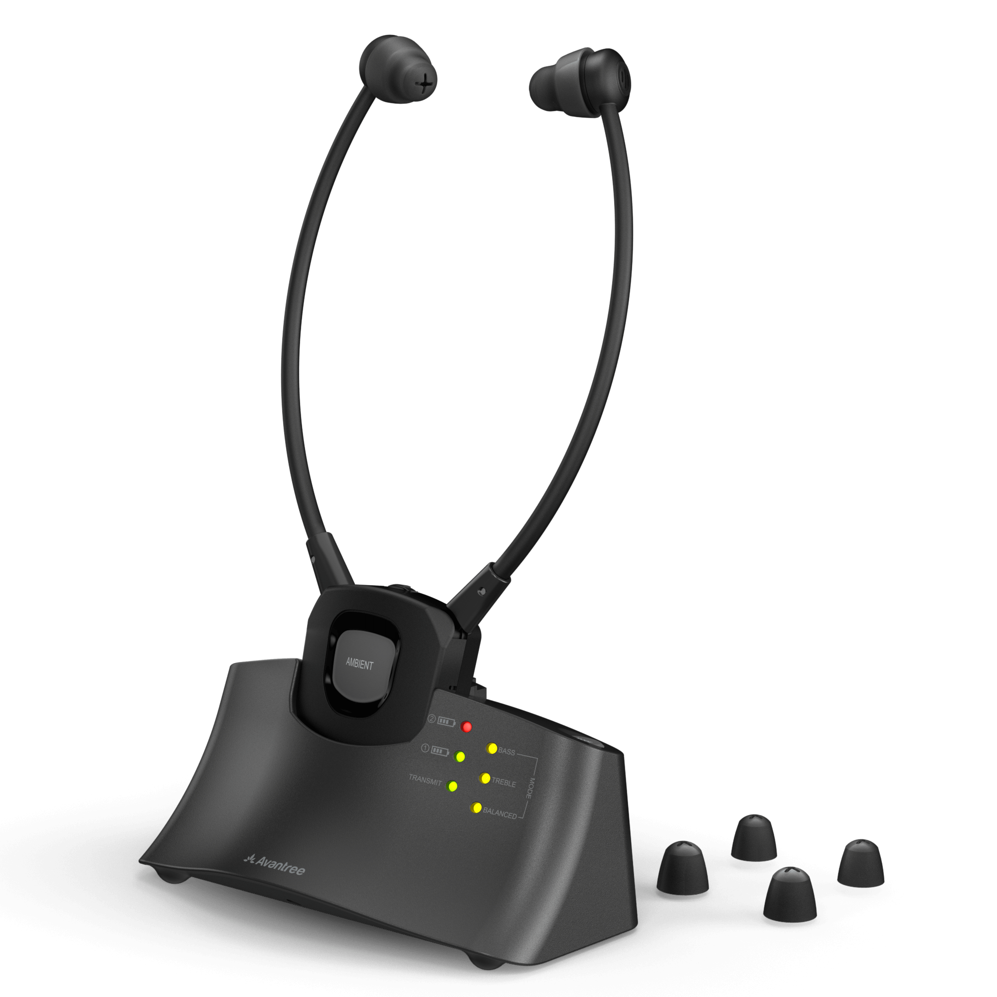 Wireless Sound Amplifying Headphones Set for TV Avantree HT381