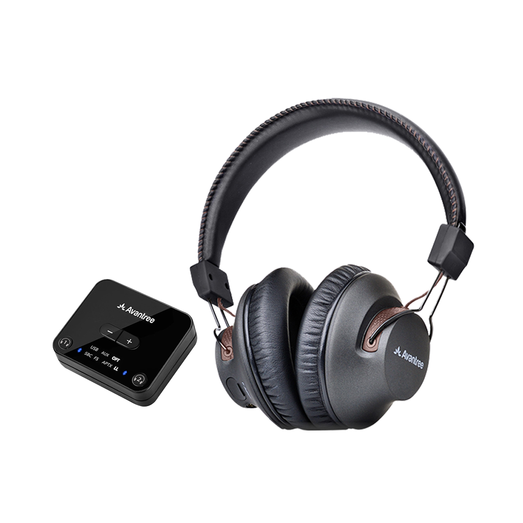 Wireless TV Headphone Transmitter Set Avantree HT4189