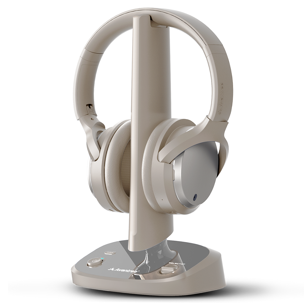 Wireless TV Headphones with 3D Surround Sound Avantree Crescendo 3D