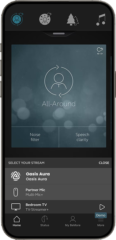 Danalogic app, step 3: Select the broadcast