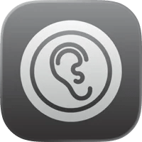 NuEar app, step 1: Open NuEar Hear Circle