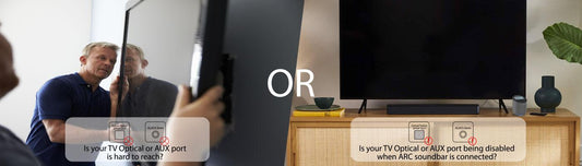 How to use an Avantree transmitter with a Samsung Smart TV that only has an HDMI port?