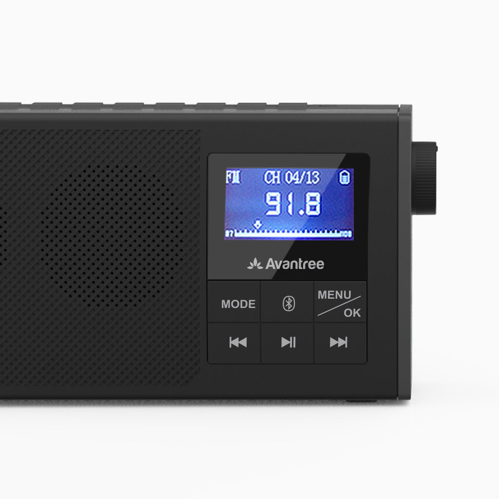 Radio Bluetooth Retrò Con AM/SW/FM – Altoparlante 5W, TWS, USB/TF, Ricaricabile O A Batterie D, Portatile (Bianco)