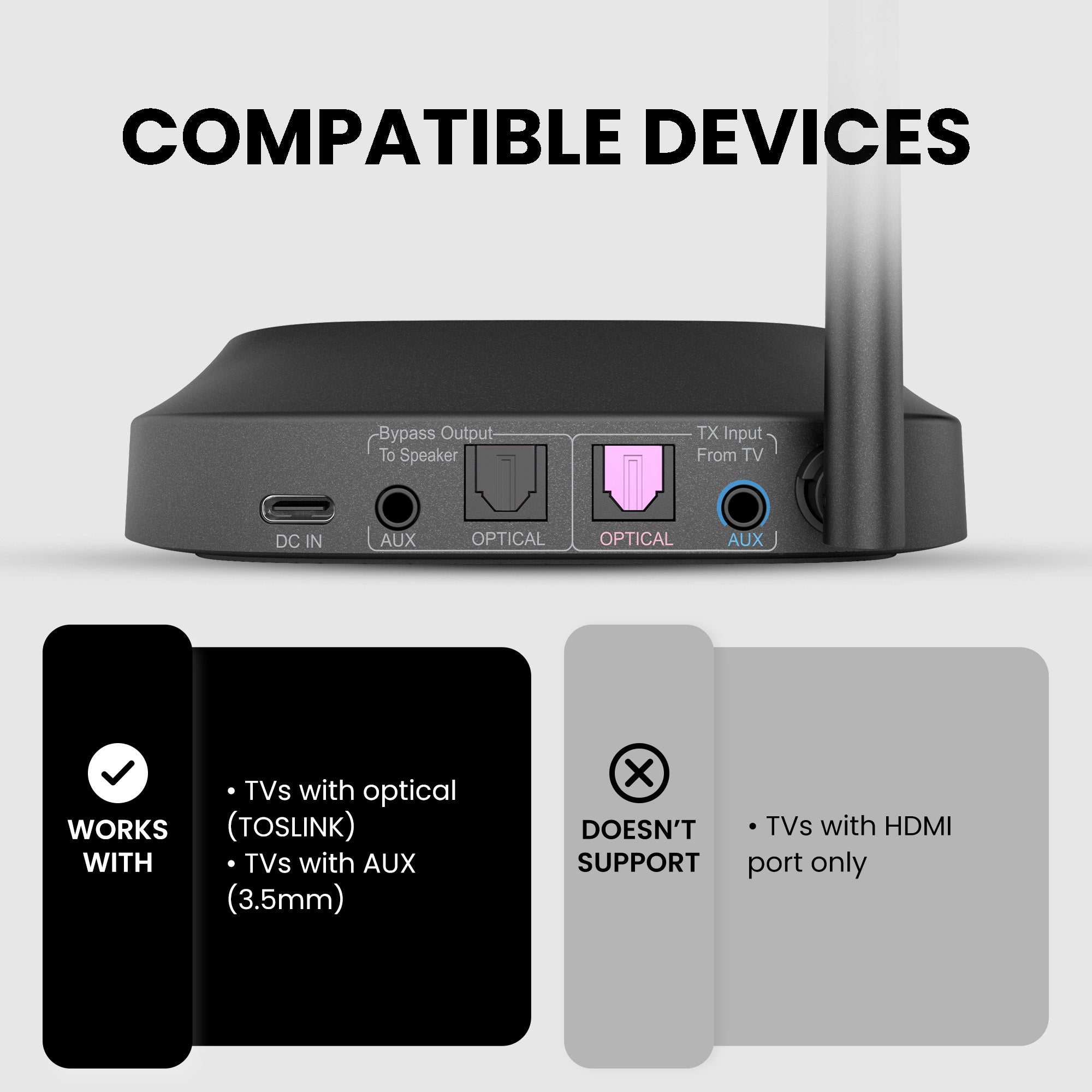 Bluetooth-Sender für TV, PC | Avantree Oasis Plus 2