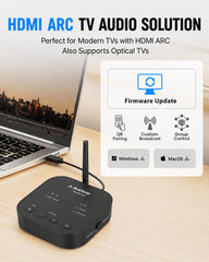 MediaCast | Auracast TV Transmitter HDMI ARC In