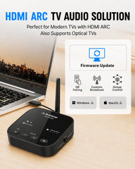 MediaCast | Auracast TV Transmitter HDMI ARC In