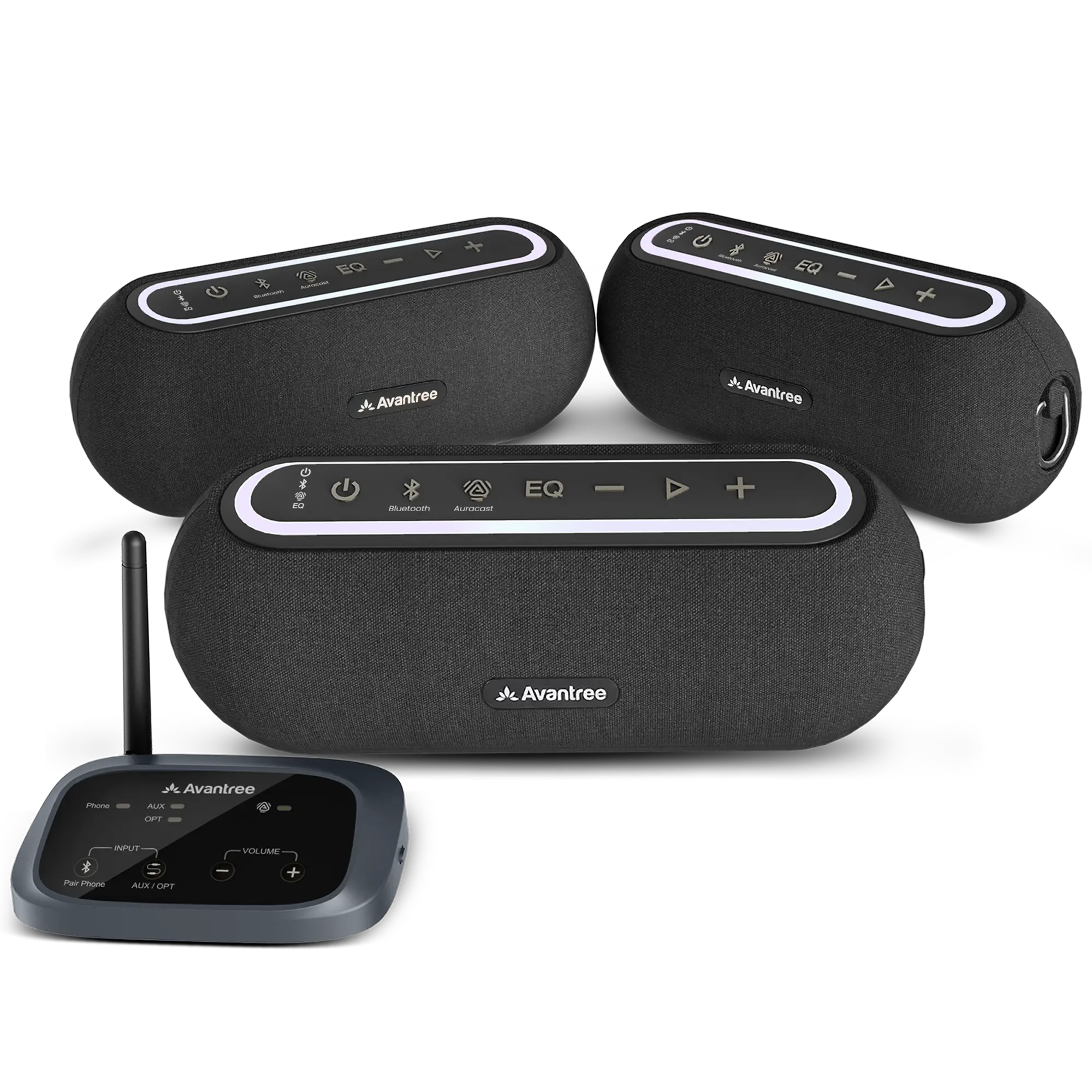 Multi Room Puck Auracast Multi-Room Speaker System Enhanced Sound |Avantree Harmony A2