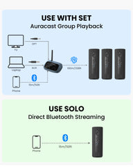 Avantree Harmony A3 – Trasmettitore E Ricevitore Auracast Per Sistemi Audio Multi-Altavoz In Chiese E Locali