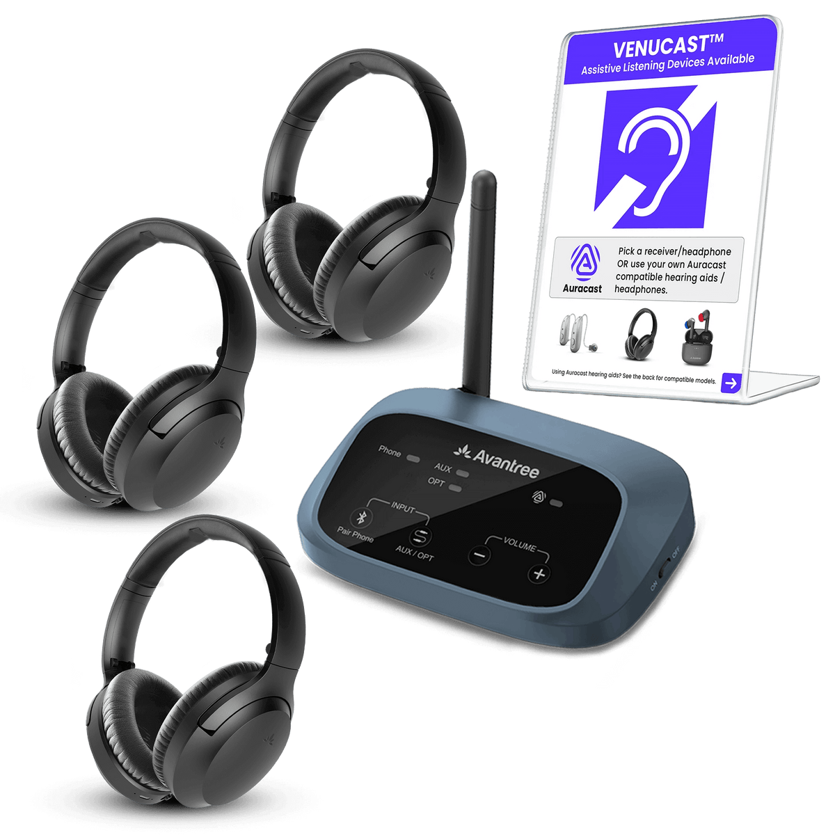 <tc>AuraPlex</tc> Trio Air | Casque multi-sans fil