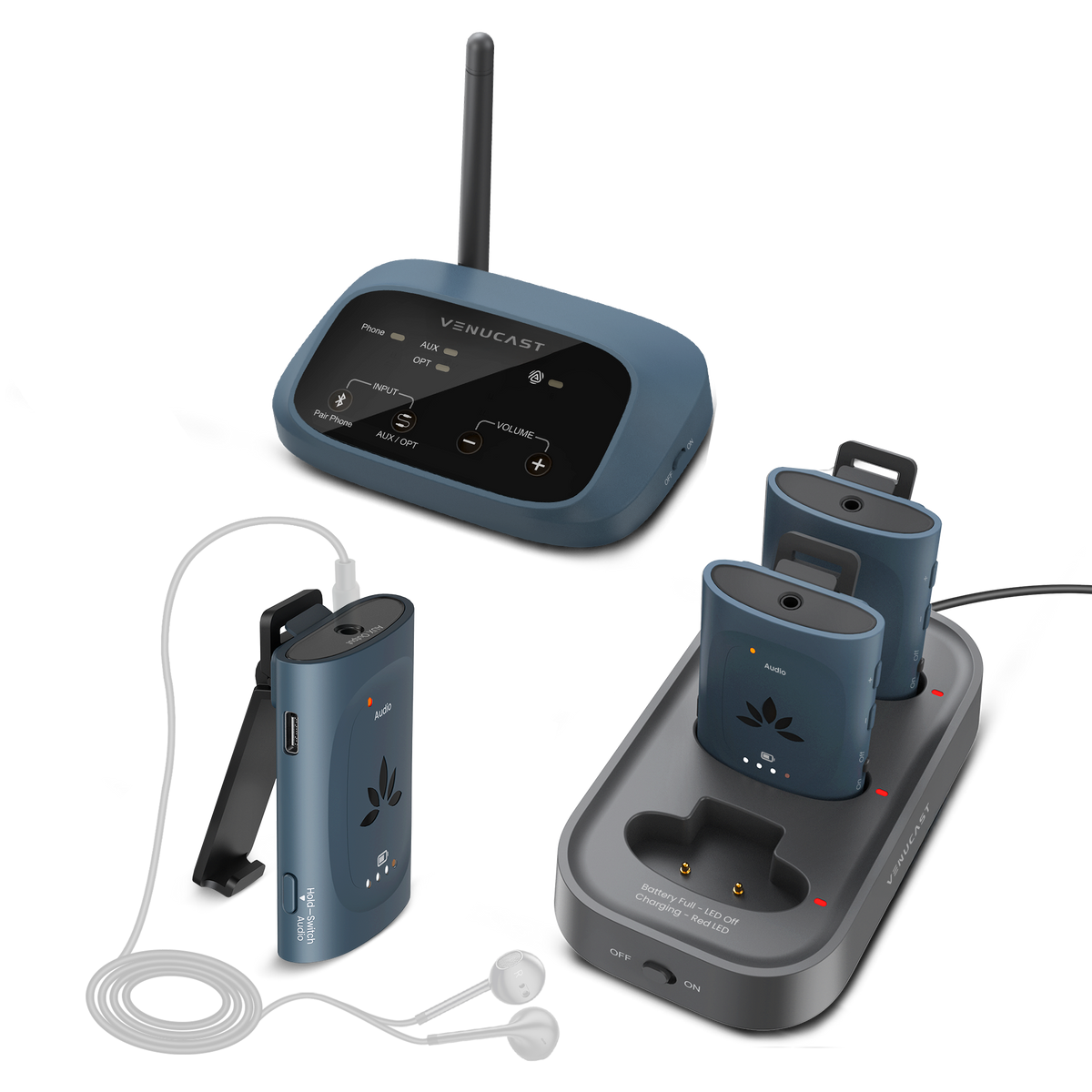 AuraPlex M3 | Auracast Assistive Listening Kit