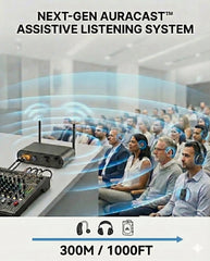 AirCast | Auracast Public Audio Transmitter for Venues