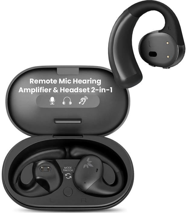 AcuEar Pebble 2 hearing amplifier earbuds for conversations at counters, in noise, or at a distance no complexity, just clarity.