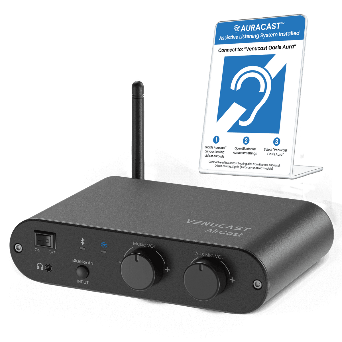 AirCast | Öffentlicher Auracast-Audiosender für Veranstaltungsorte
