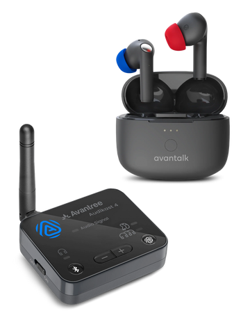 Audikast Infinity NC | Auracast TV Earbuds Set