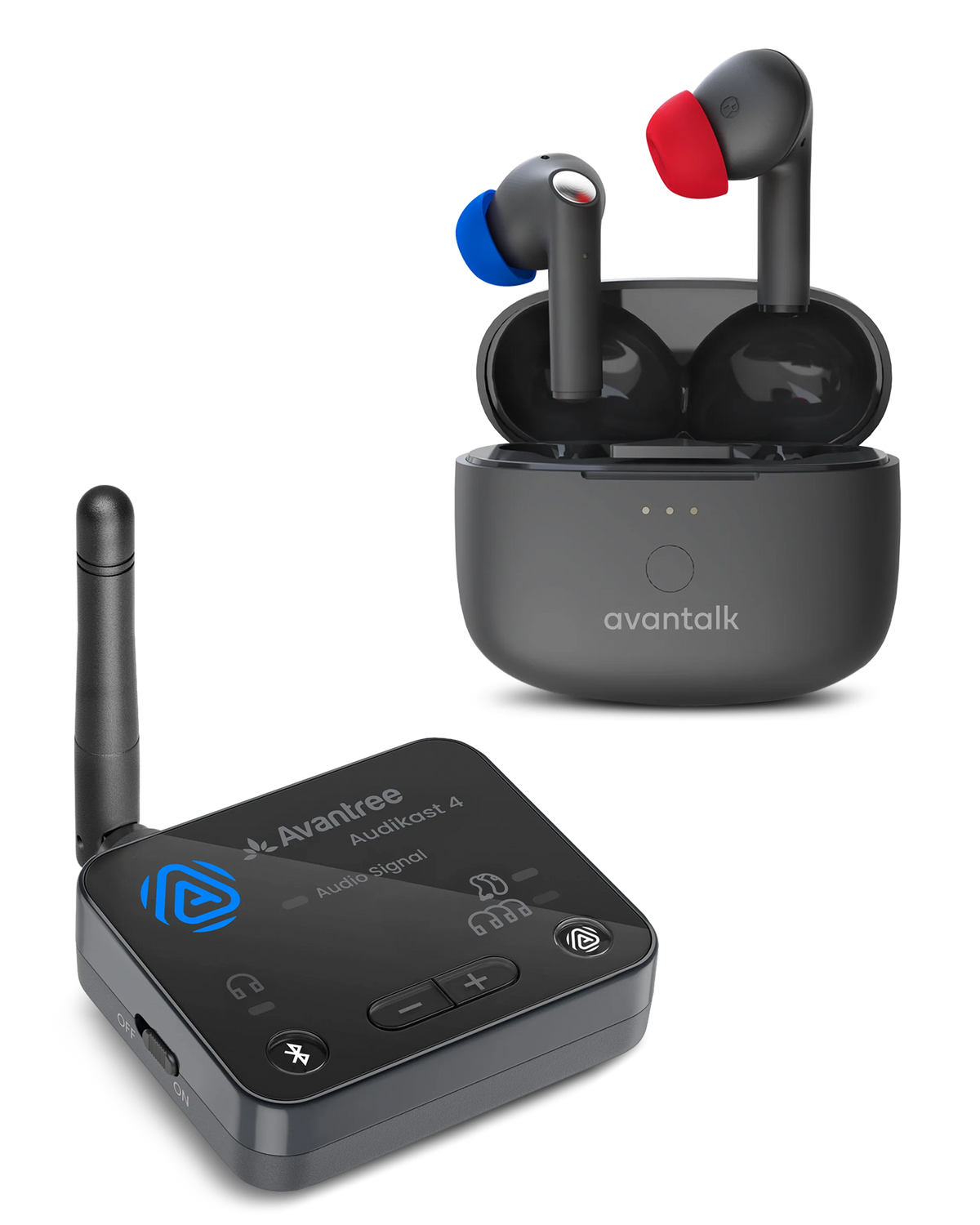 Audikast Infinity NC | Auracast TV Earbuds Set