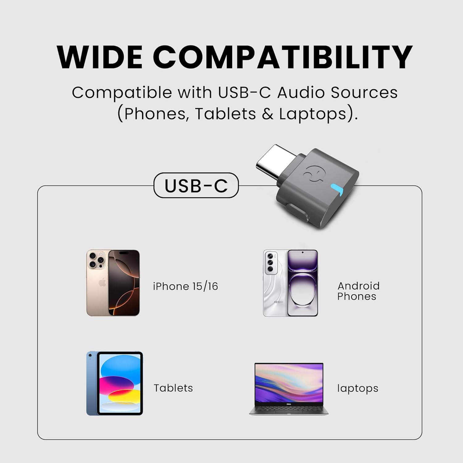 ShareCast (HomeBuddy) Clip-On Auracast Speaker Set, waterproof speakers for group activities for audio sharing, compatible with phones, tablets, laptops, and USB-C audio sources.