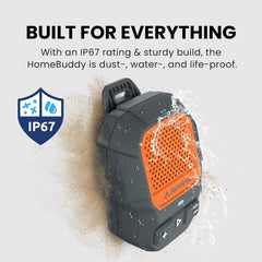 ShareCast (HomeBuddy) Clip-On Auracast Speaker Set  for group activities with IP67-rated dustproof, waterproof, life-proof  for reliable outdoor use.