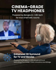 Crescendo 3D | Wireless TV Headphones with 3D Surround Sound