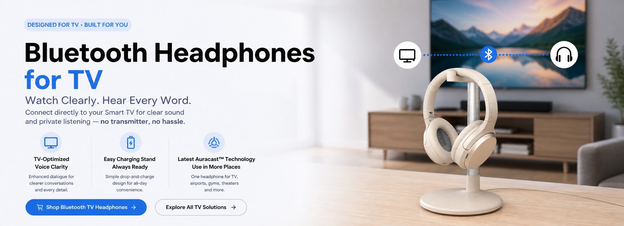 Bluetooth Headphones for TV | Avantree