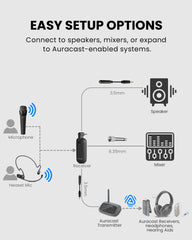 FreeMic Duo | Wireless Headset & Handheld Microphone System