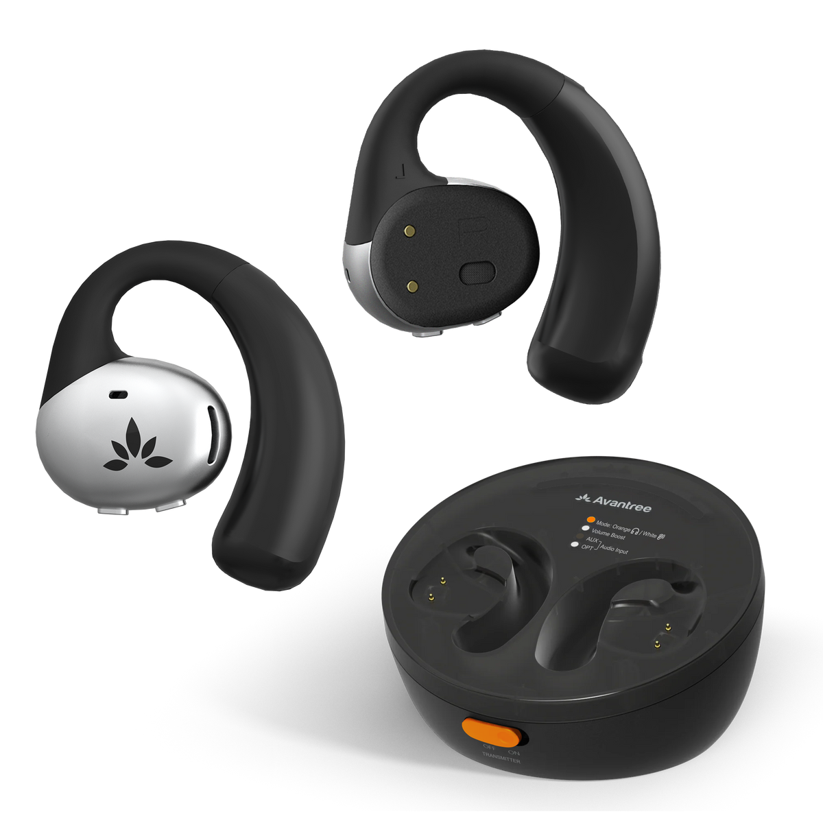 Medley Pebble 2 | Open-Ear Auracast TV Earbuds Set