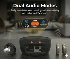 Medley Pebble 2 | Open-Ear Auracast TV Earbuds Set