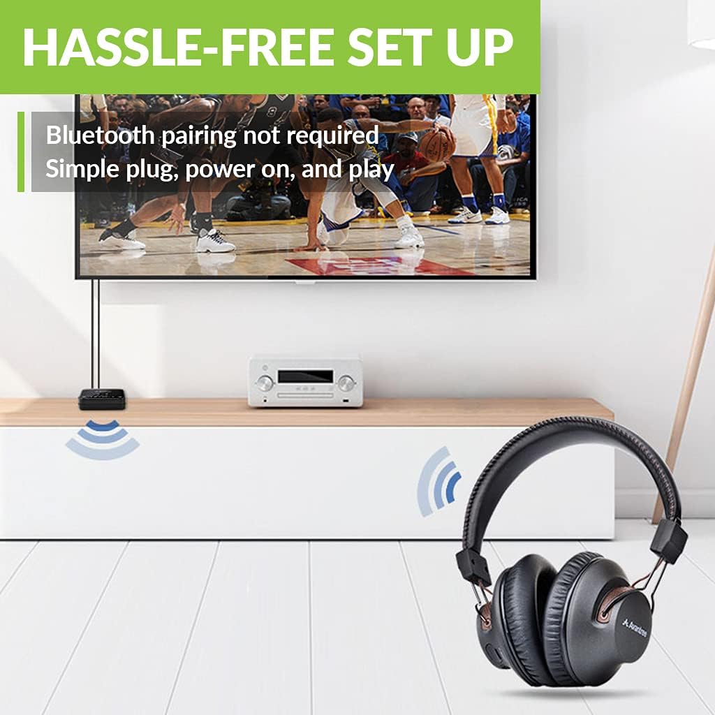 Avantree HT4189 40h Casque TV sans Fil avec émetteur Bluetooth Avantree HT4189 40h Casque TV sans Fil avec émetteur Bluetooth