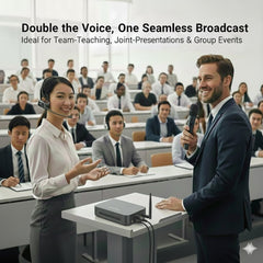 FreeMic Duo | Wireless Headset & Handheld Microphone System