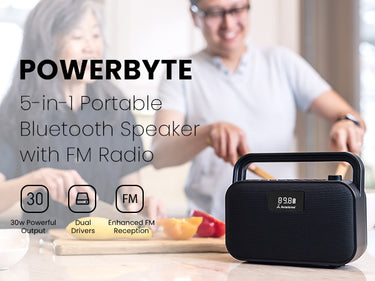 Power Byte Computer Portable Bluetooth Radio Speaker | Avantree PowerByte