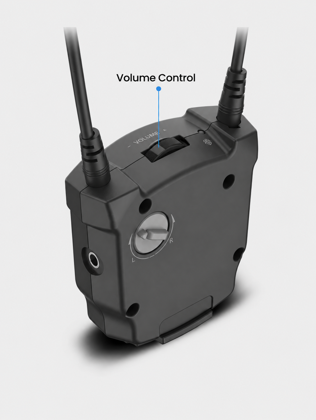 AuraCoil top volume control
