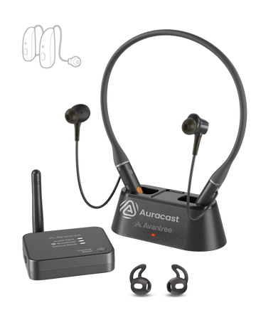 Aura Loop | Auracast TV Earbuds & Transmitter Set