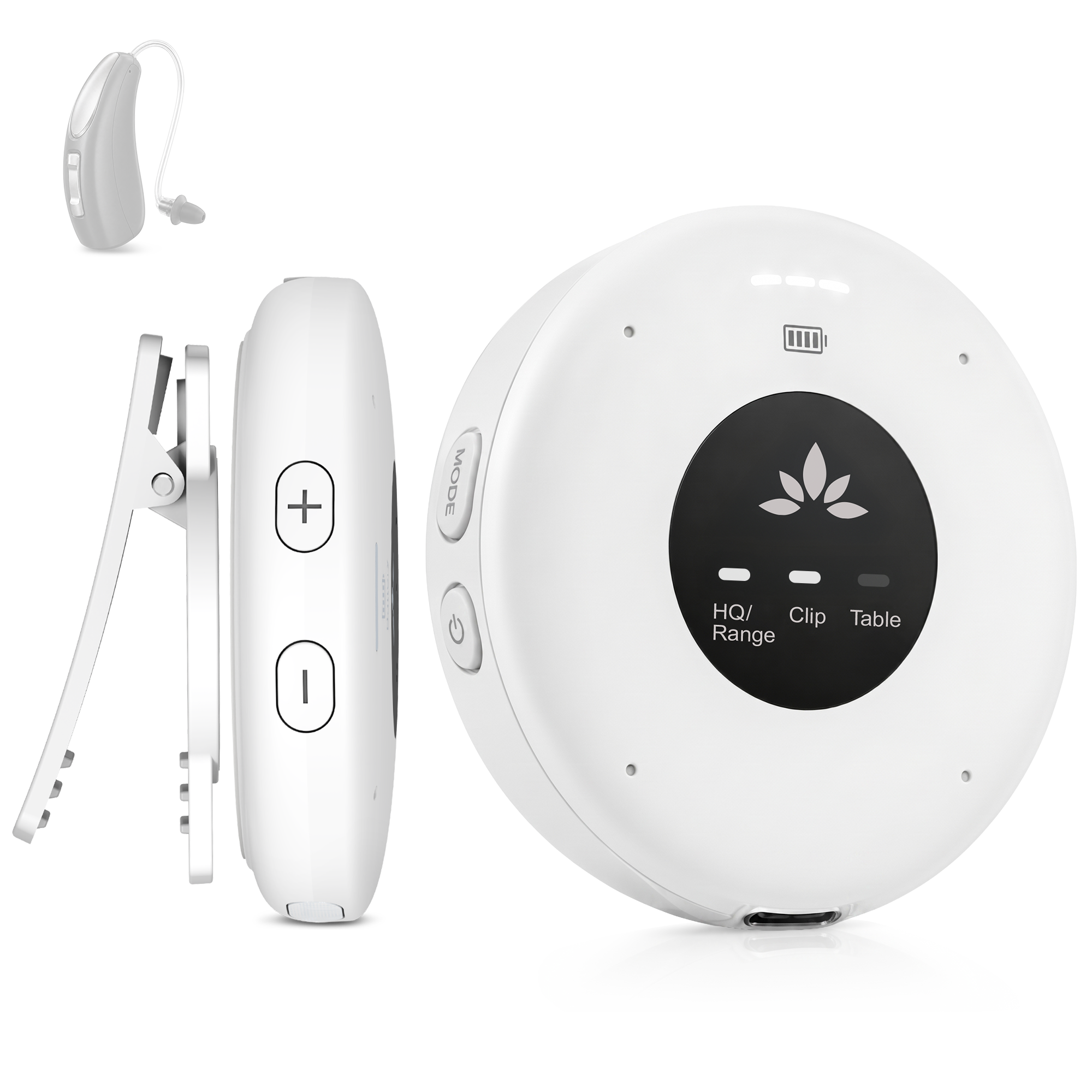 AuraMic Auracast remote microphone transmitter