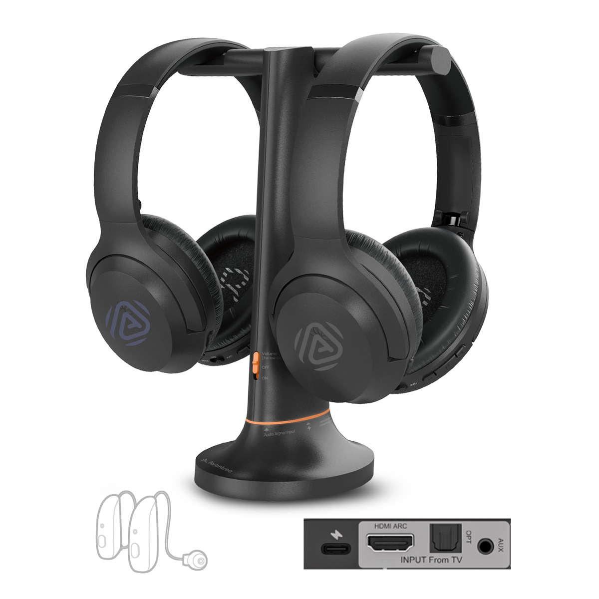 Duet Aura | Auracast Dual Wireless TV Headphones