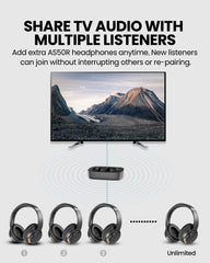 Ensemble Pro | Senior-Friendly Wireless TV Headphones