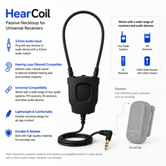 HearCoil | Passive Neckloop for Audio Receivers