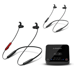 Bluetooth 5.0 Transmitter & Dual Headphone TV Set | Avantree Bluetooth 5.0 Transmitter & Dual Headphone TV Set | Avantree