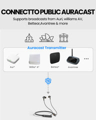 Loop  | Auracast Neckband Earbuds with Charging Dock