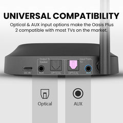 Oasis Plus 2 | Bluetooth Transmitter for TV, PC