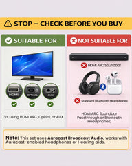 Opera Aura | Wireless Auracast TV Headphones