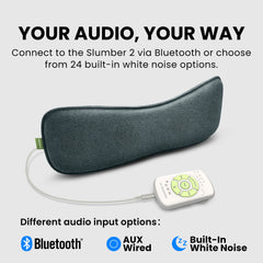 Luqixcey Altoparlante Bluetooth A Cuscino Per Dormire – Impermeabile, Conduzione Ossea, Timer, Batteria 400mAh, Per Meditazione E Sonno Profondo