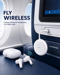 SoundJet R1 | Airplane Bluetooth Adapter for Two Headphones