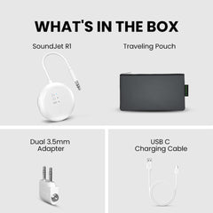 SoundJet R1 | Airplane Bluetooth Adapter for Two Headphones