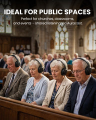 <tc>Aria Aura</tc> |ワイヤレス Auracast TV ヘッドフォン