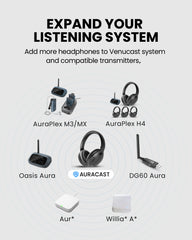 <tc>Aria Aura</tc> |ワイヤレス Auracast TV ヘッドフォン