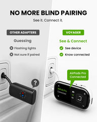 <tc>Voyager</tc> | Adaptateur avion Bluetooth avec Auracast