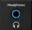TV Headphones Audio Out port
