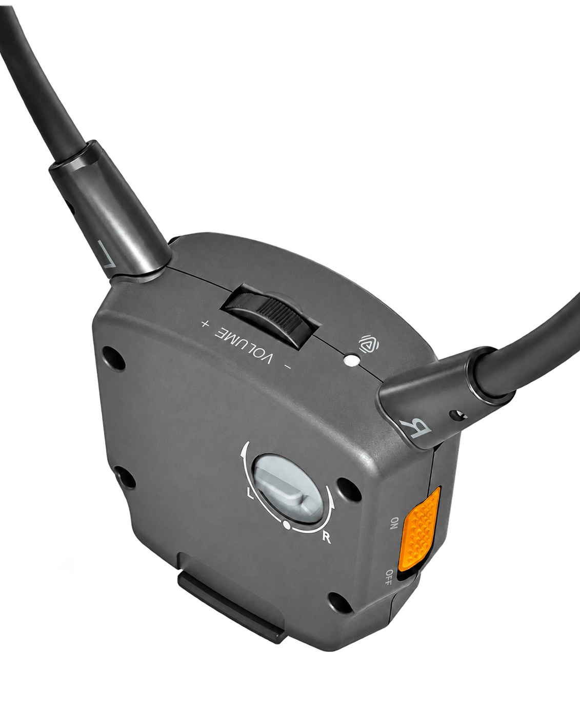 AuraBand volume and left-right balance controls