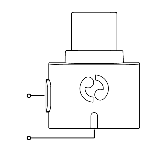 C82 LEA control diagram showing the side PAIR button and lower front LED