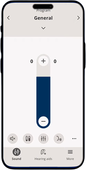Philips app, step 2: Open More Options