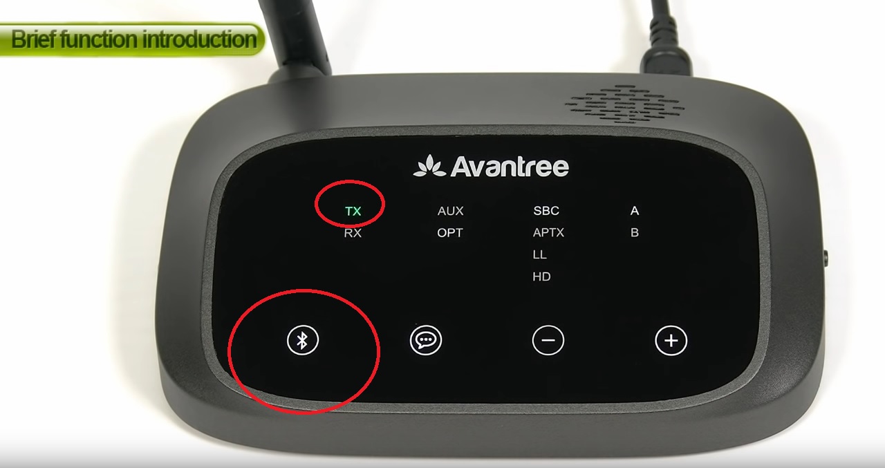 Avantree HT5009 40Hrs Wireless Bluetooth Headphones for TV Watching  Transmitter 6945624902665
